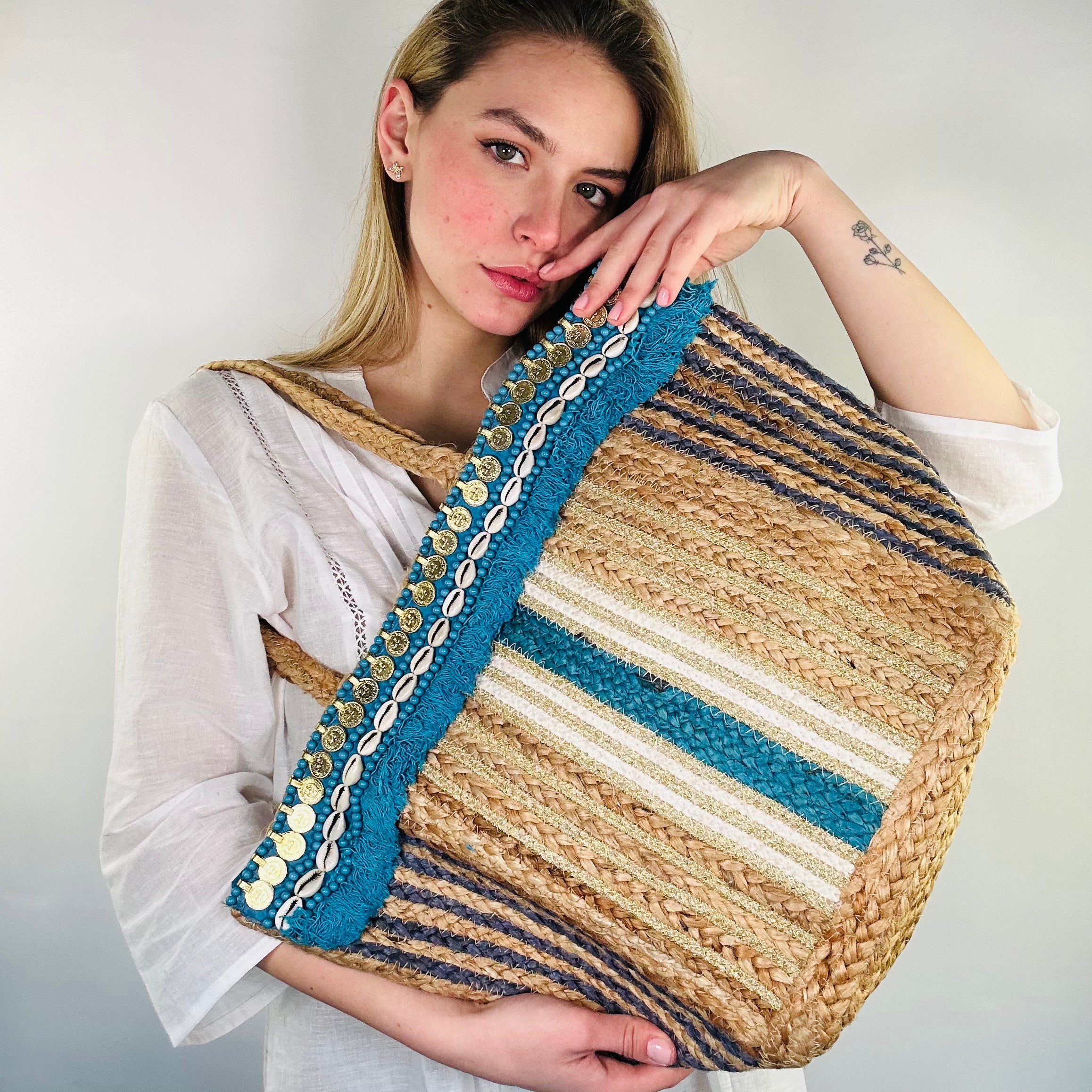 Stupenda borsa estiva fatta a mano