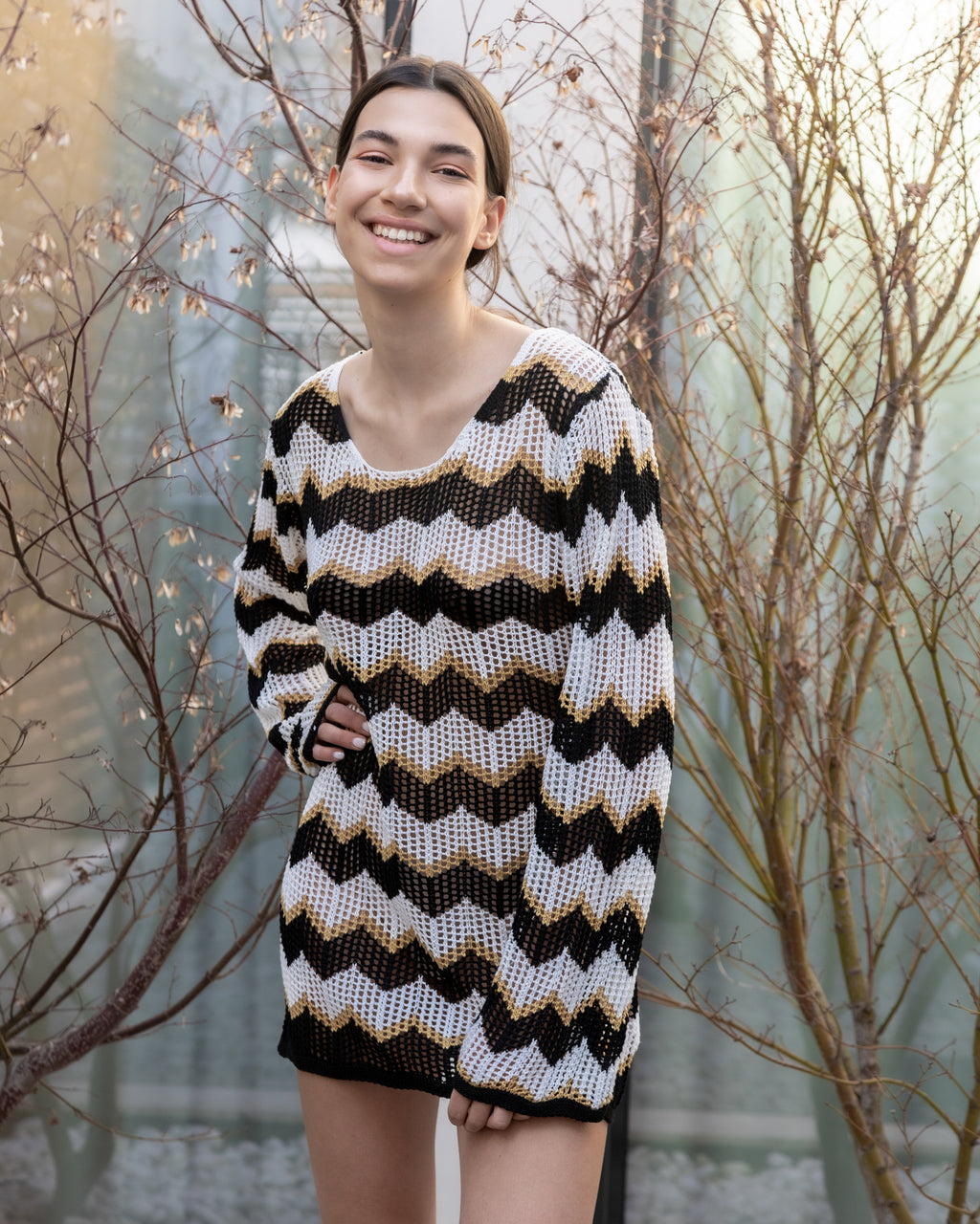 Copricostume Per Donna Effetto Uncinetto