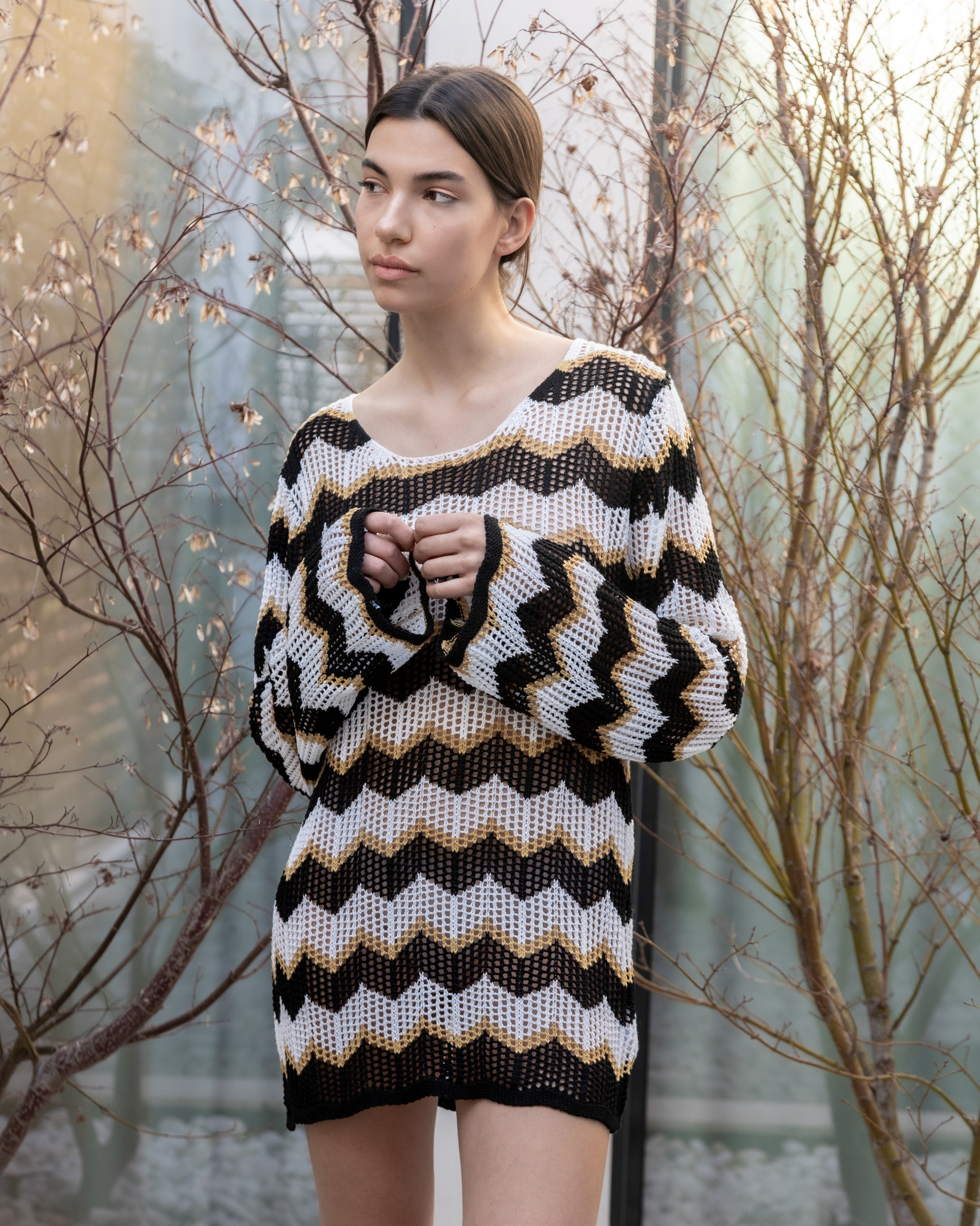 Copricostume Per Donna Effetto Uncinetto