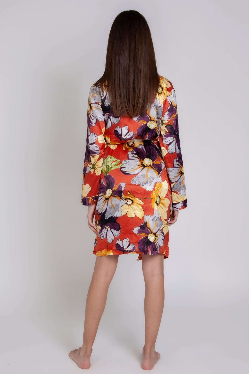 Pigiama donna in raso a fiori gigilovers