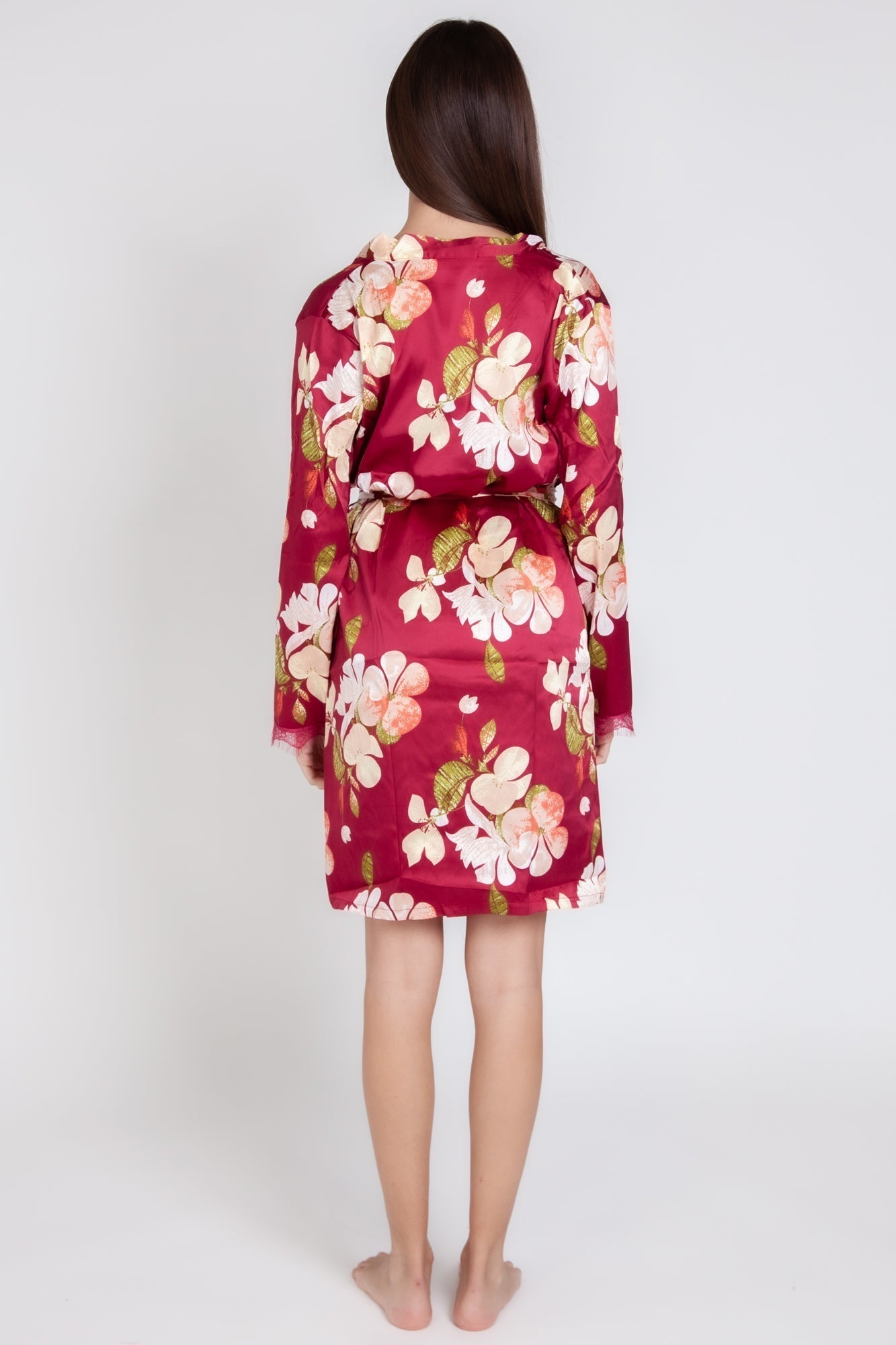 Pigiama donna in raso a fiori gigilovers