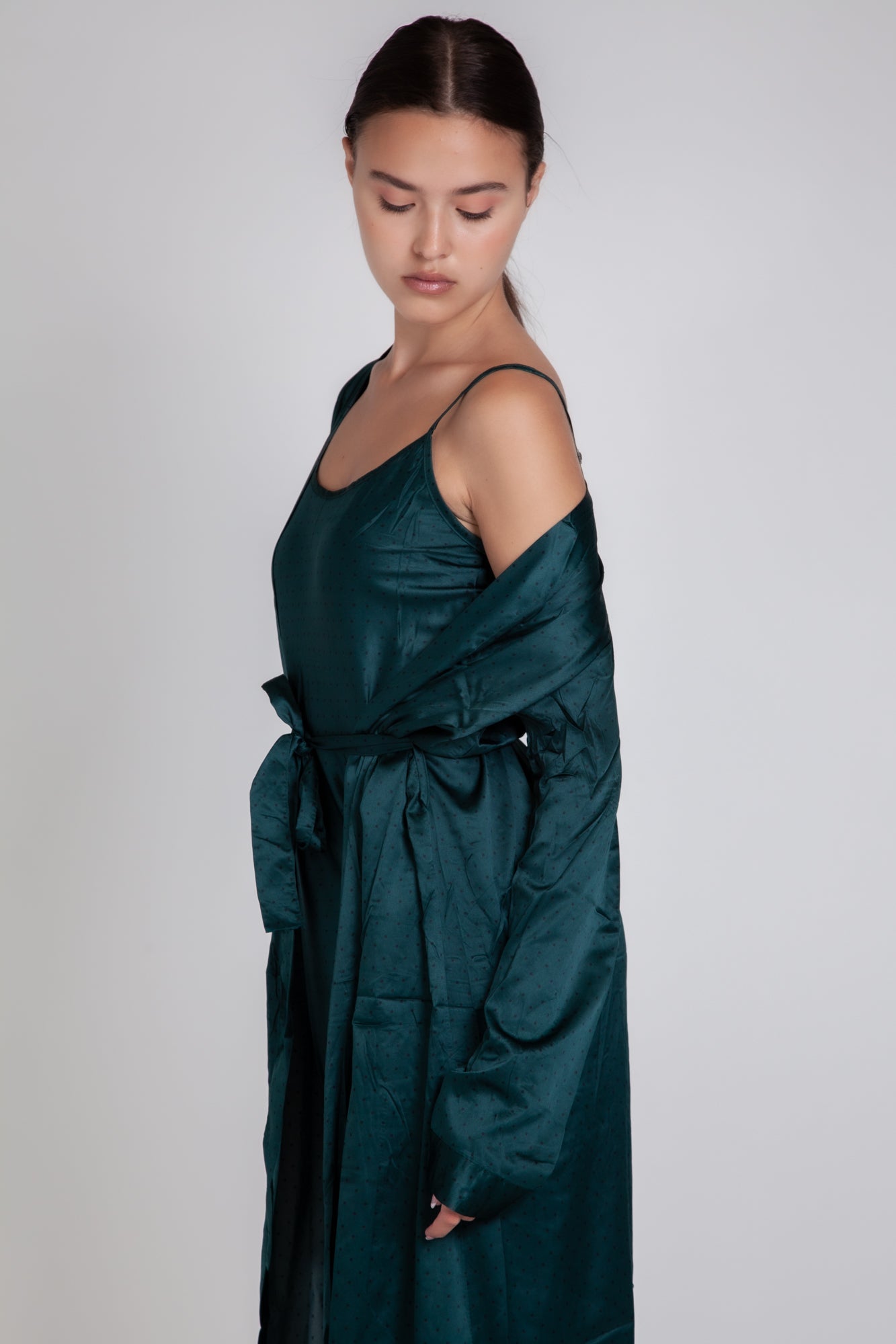 Pigiama donna in raso a pois gigilovers