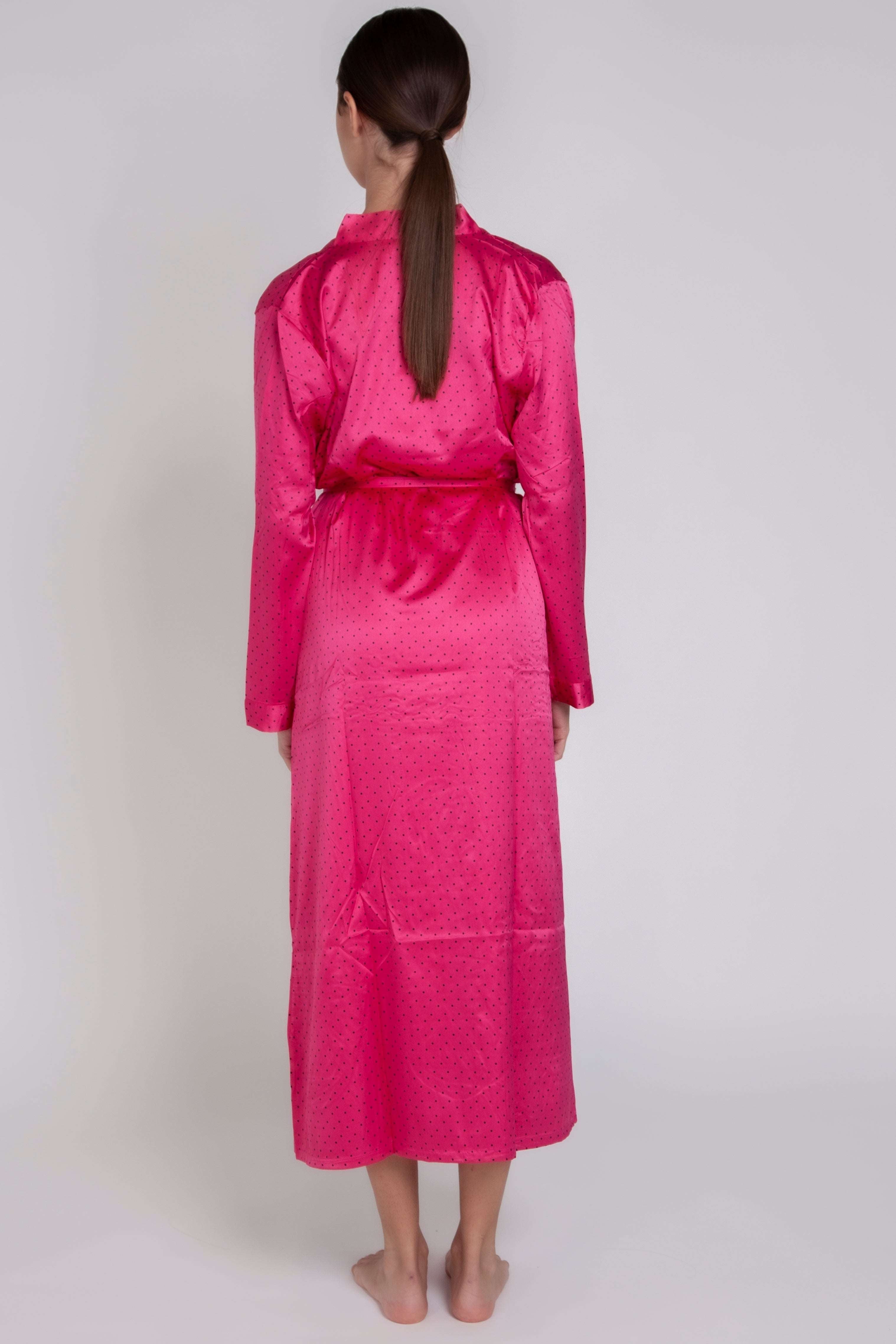 Pigiama donna in raso a pois gigilovers