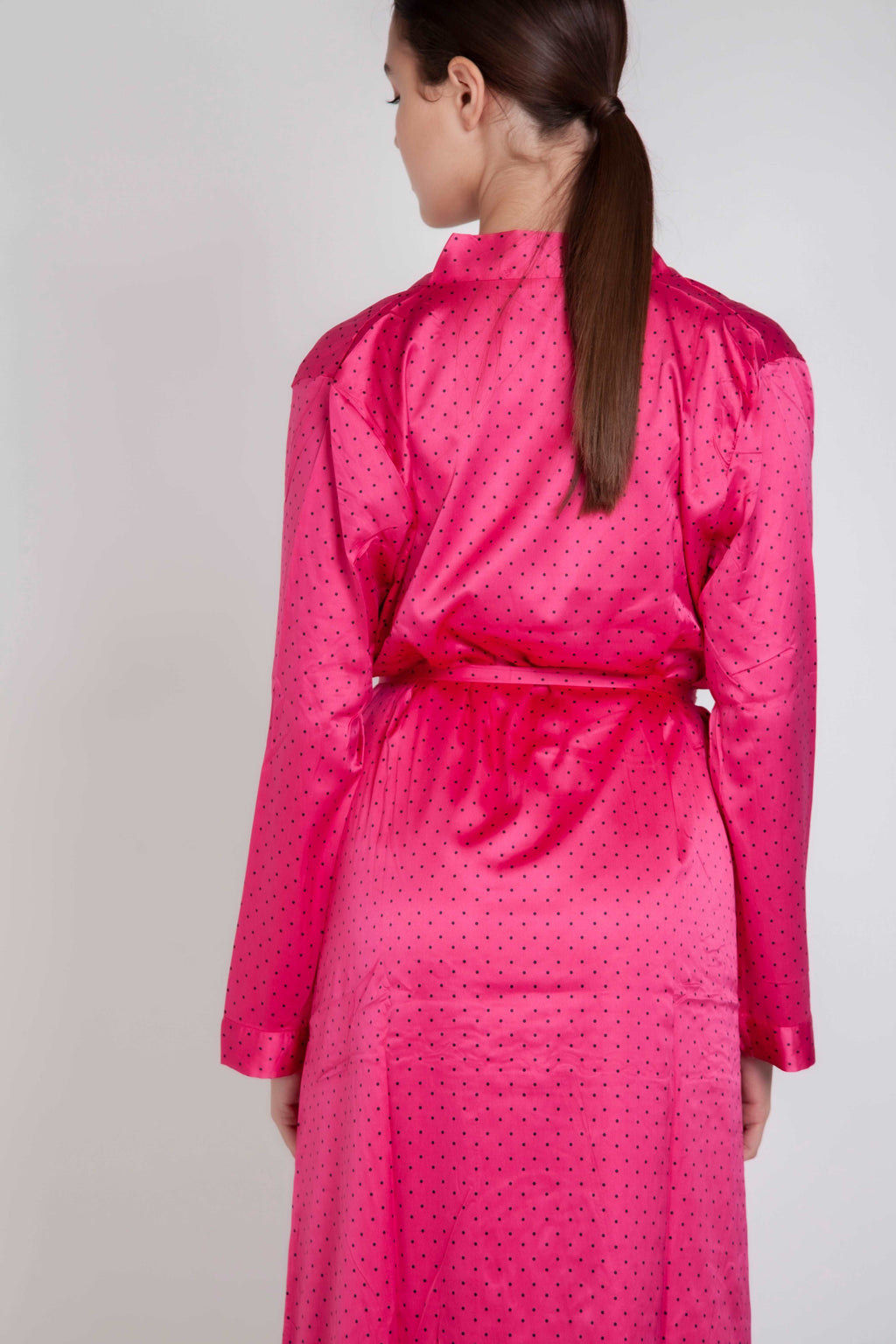 Pigiama donna in raso a pois gigilovers