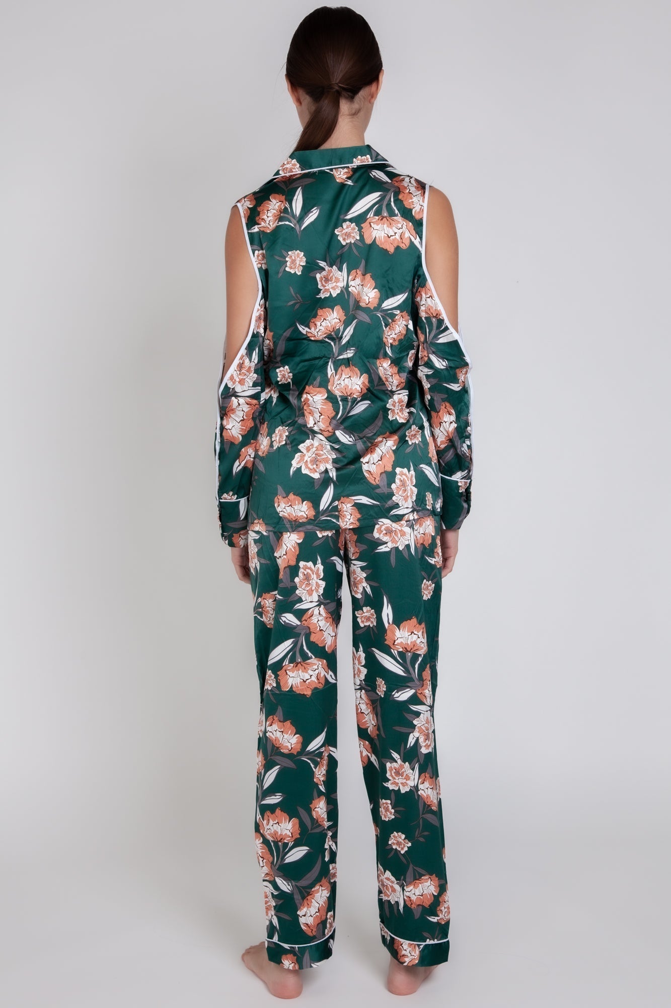 Pigiama donna in raso floreale gigilovers