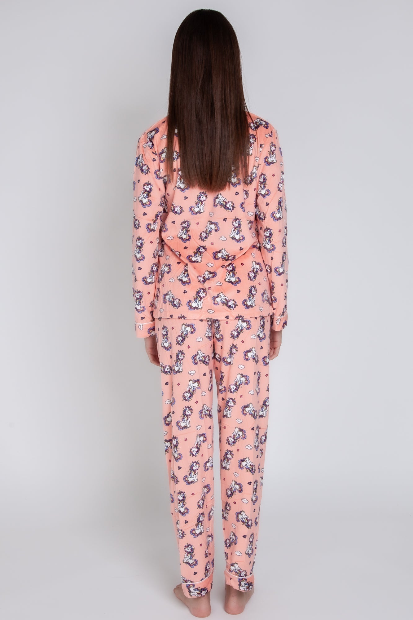 Pigiama donna invernale in ciniglia con pupazzi gigilovers