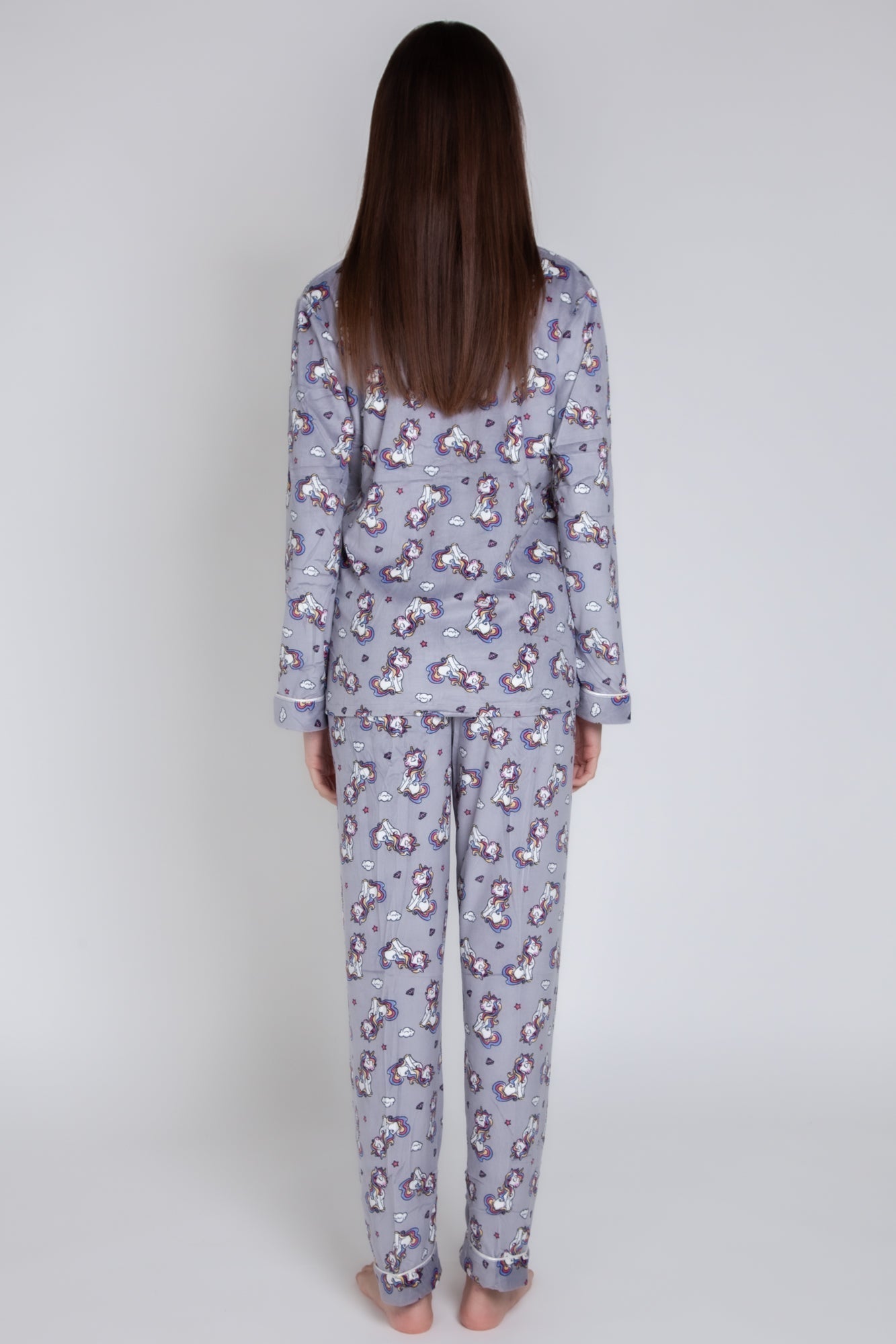 Pigiama donna invernale in ciniglia con pupazzi gigilovers