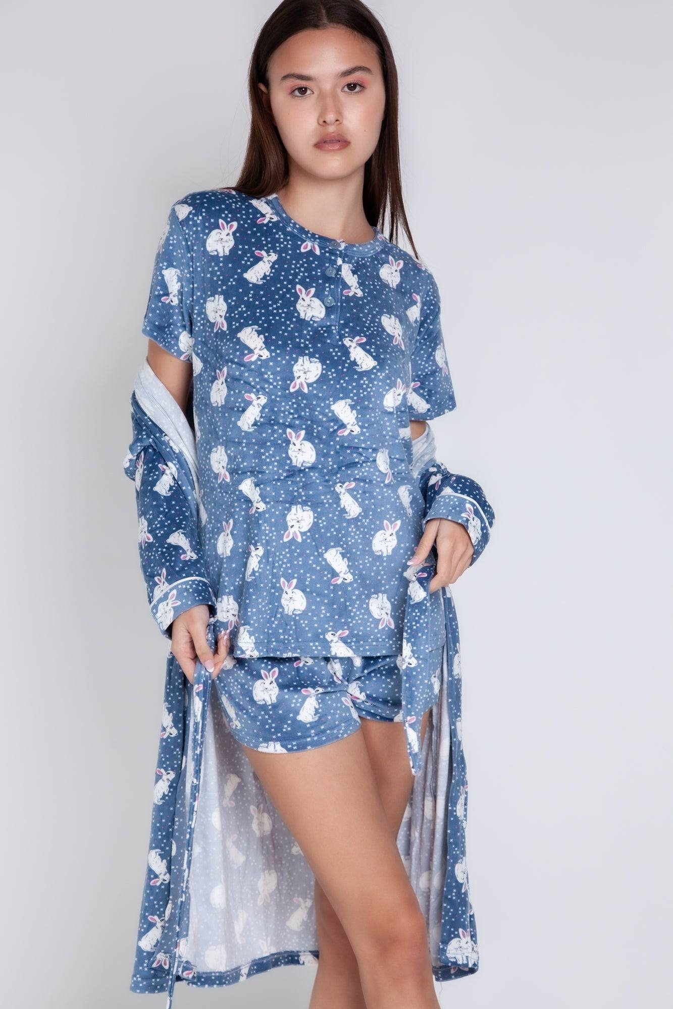 Pigiama donna invernale in ciniglia gigilovers